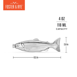 FOSTER & RYE- FISH FLASK