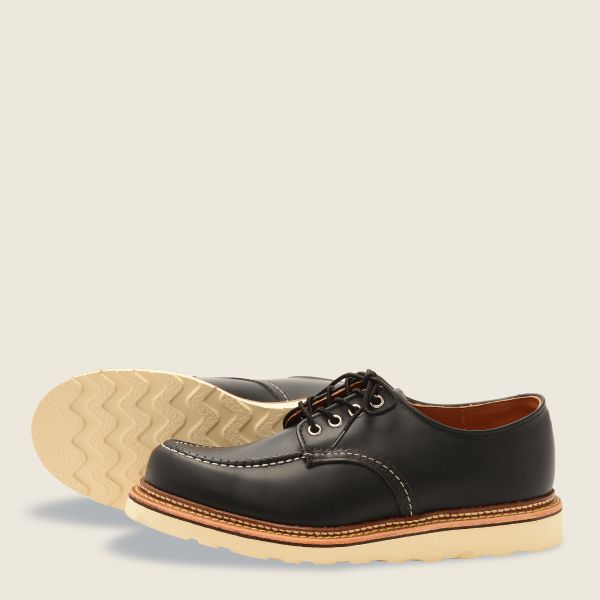 REDWING- CLASSIC OXFORD- BLACK 8106