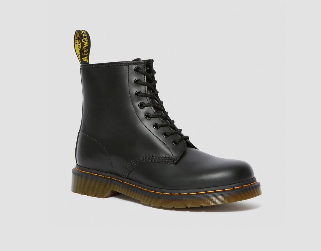 DR MARTENS- 1460 BLACK SMOOTH BOOTS