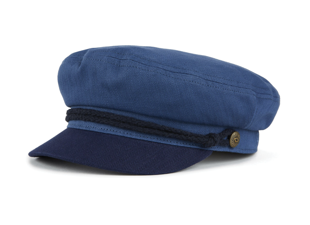 women blue fisherman cap - Fiddler smoke blue wmn Brixton : Headict